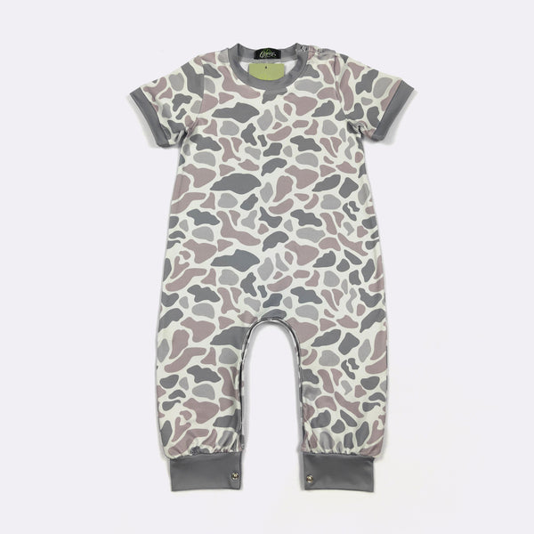 Greystone romper camo print baby boy - KH Baby