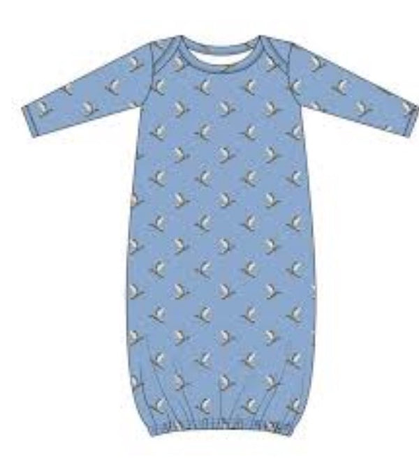 Flying Ducks Baby Boy Gown