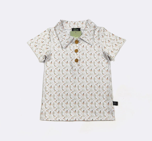 Mallard Pond Boy Collar Shirt