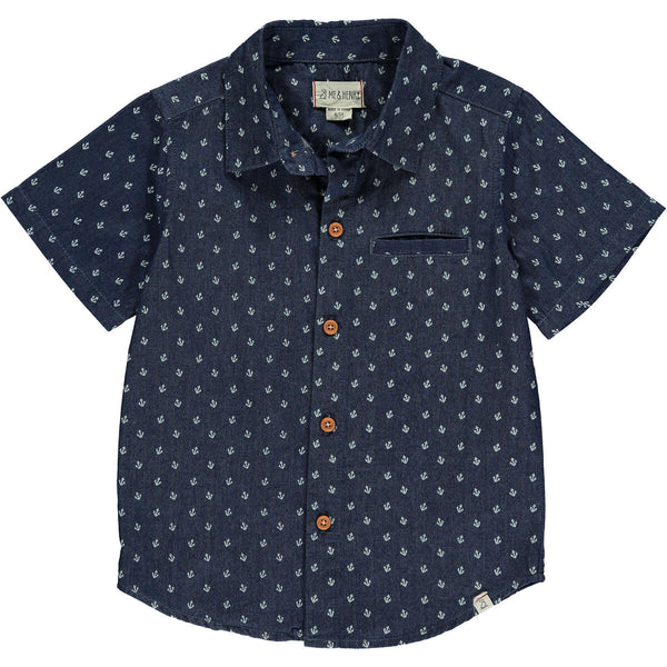 MAUI Shirt - Chambray Anchor