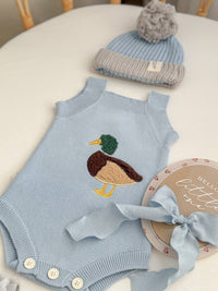 Little Mallard knit romper, view 6