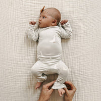 Goose Pajamas Baseball Goose print bamboo baby pajamas