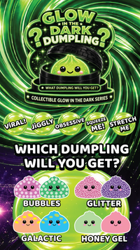 Glow in the Dark Mystery Dumpling Squishy