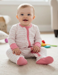 Pink So Loved Footie Romper