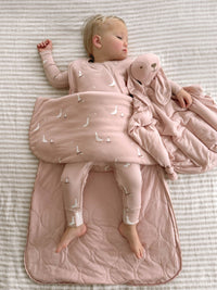 Goose Sleep Sack detail WONDERZiP bamboo