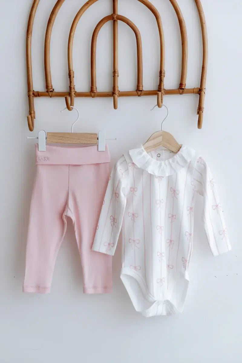 Bodysuit & Pants Set - Pink Ribbon Collection (2-Piece)