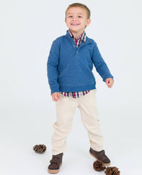 Baby Boy Khaki Stretch Chino Pants, view 4