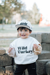 Wild Turkey | Kids Thanksgiving Sweatshirt