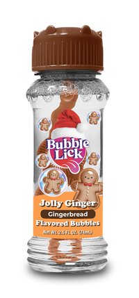 BubbleLick Jolly Ginger Bubbles, holiday, stocking stuffer