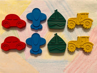 Vehicle crayon set, view 2