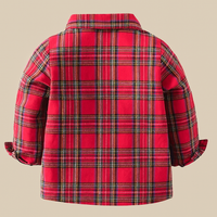Red Plaid Cotton Button-Down Shirt – Baby & Toddler