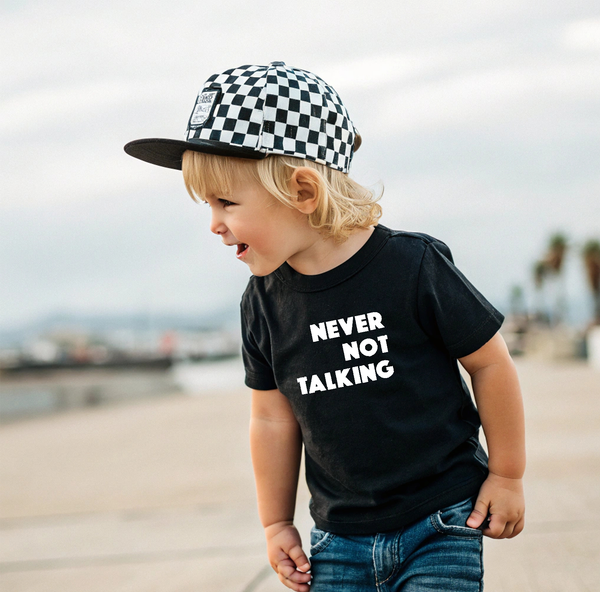 Never Not Talking boys graphic tee from KH Baby in Port Neches, Texas