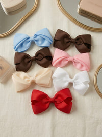 Mini King Pleated Bow baby girl pleated bow hair accessory KH Baby Texas