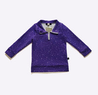Purple Go Team Boy Quarter Zip