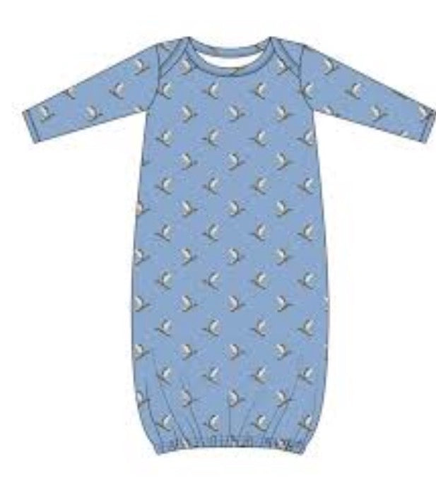 Flying Ducks Baby Boy Gown