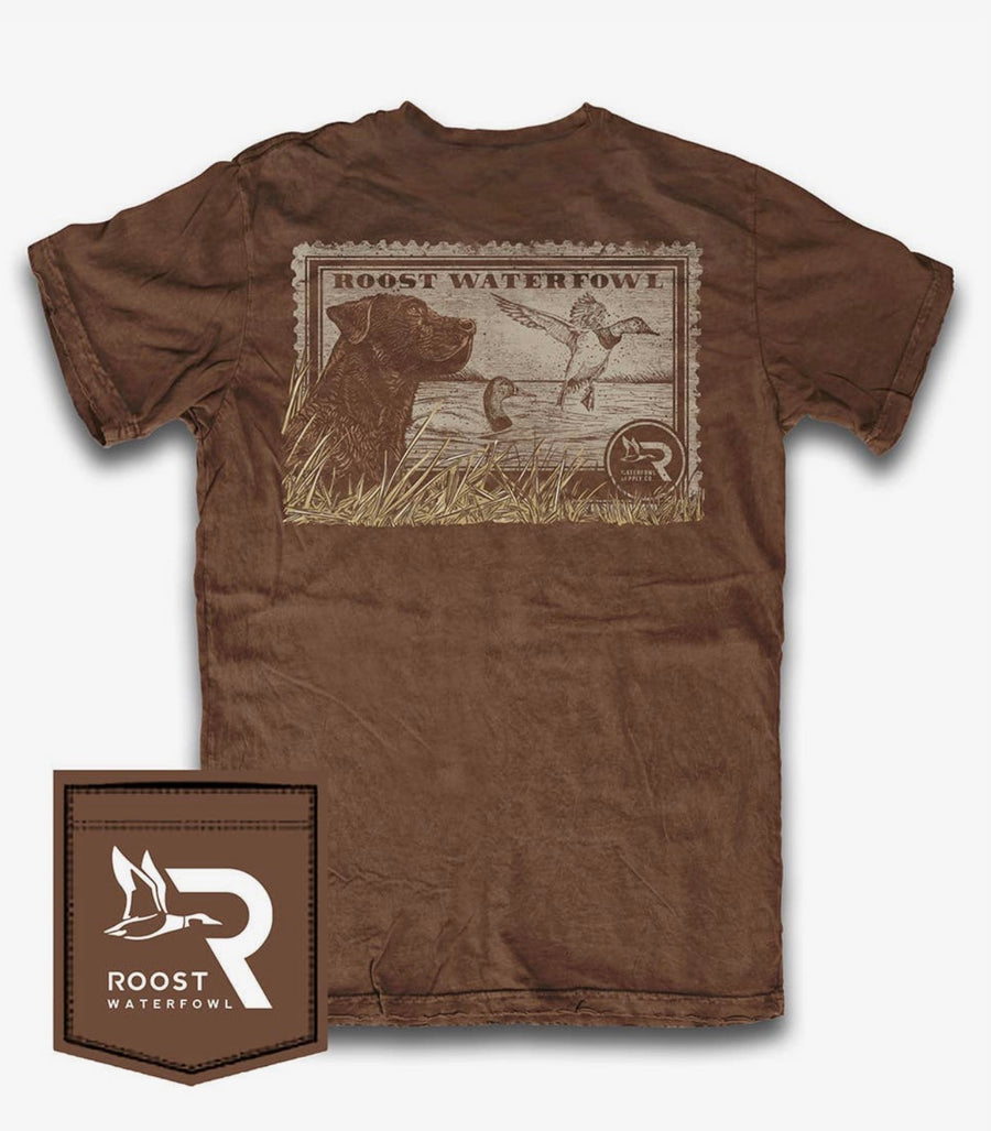Brown Lab Stamp Tee