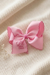 King Moonstitch Embroidered Tail Bow Lil Sis style detail