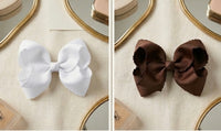 Monotone Moonstitch King Bow pink color baby boutique