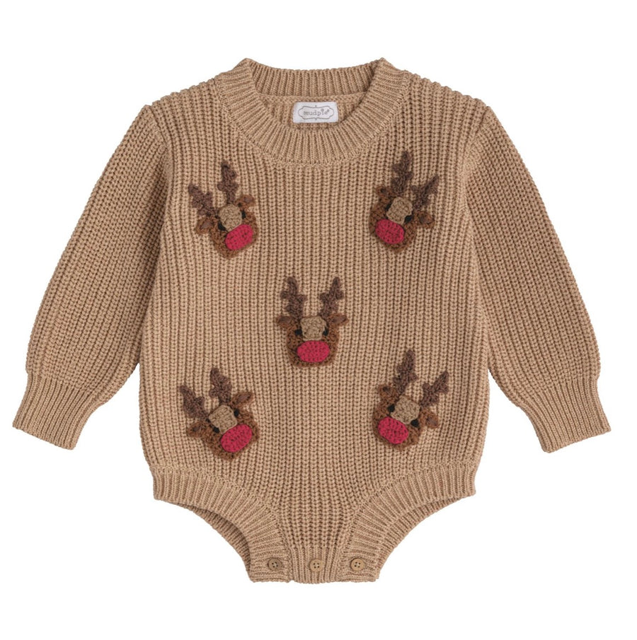 Brown Reindeer Sweater Bubble