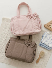 Chic Coquette Utility Bag color options midnight black warm taupe petal pink