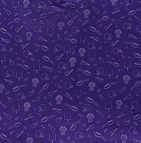 Purple Go Team Boy Quarter Zip