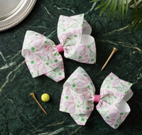 Country Club Print Bow lifestyle baby boutique Texas