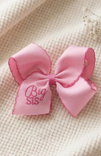 King Moonstitch Embroidered Tail Bow Big Sis style
