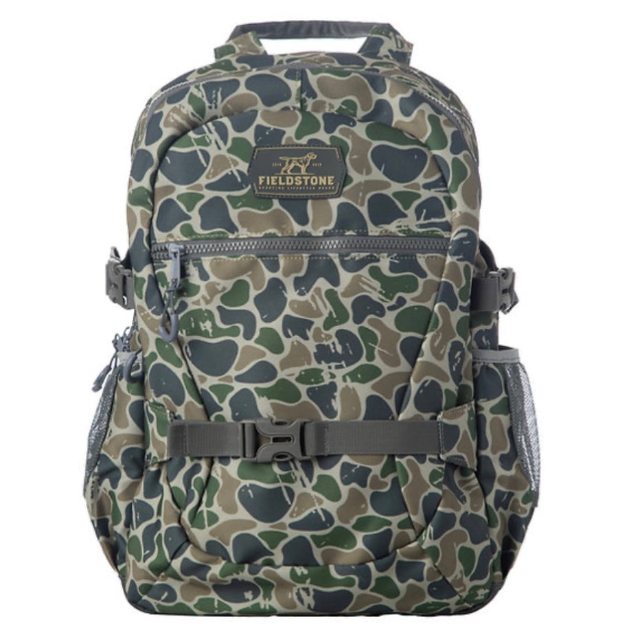 Backwoods Camo kids backpack padded straps - KH Baby