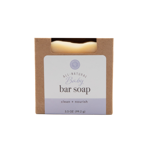 Rowe Casa Organics Unscented Baby Bar Soap, 3.5 oz, at KH Baby in Port Neches, Texas