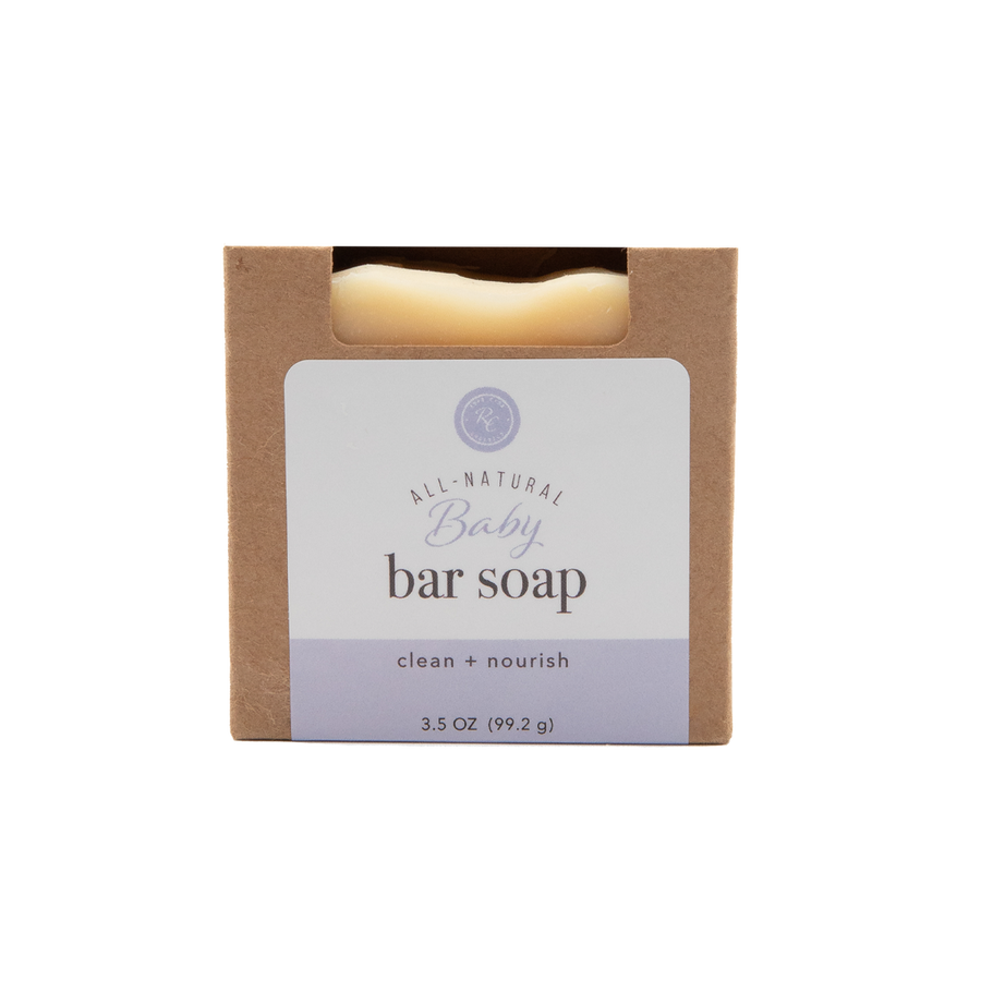 Rowe Casa Organics Unscented Baby Bar Soap, 3.5 oz, at KH Baby in Port Neches, Texas