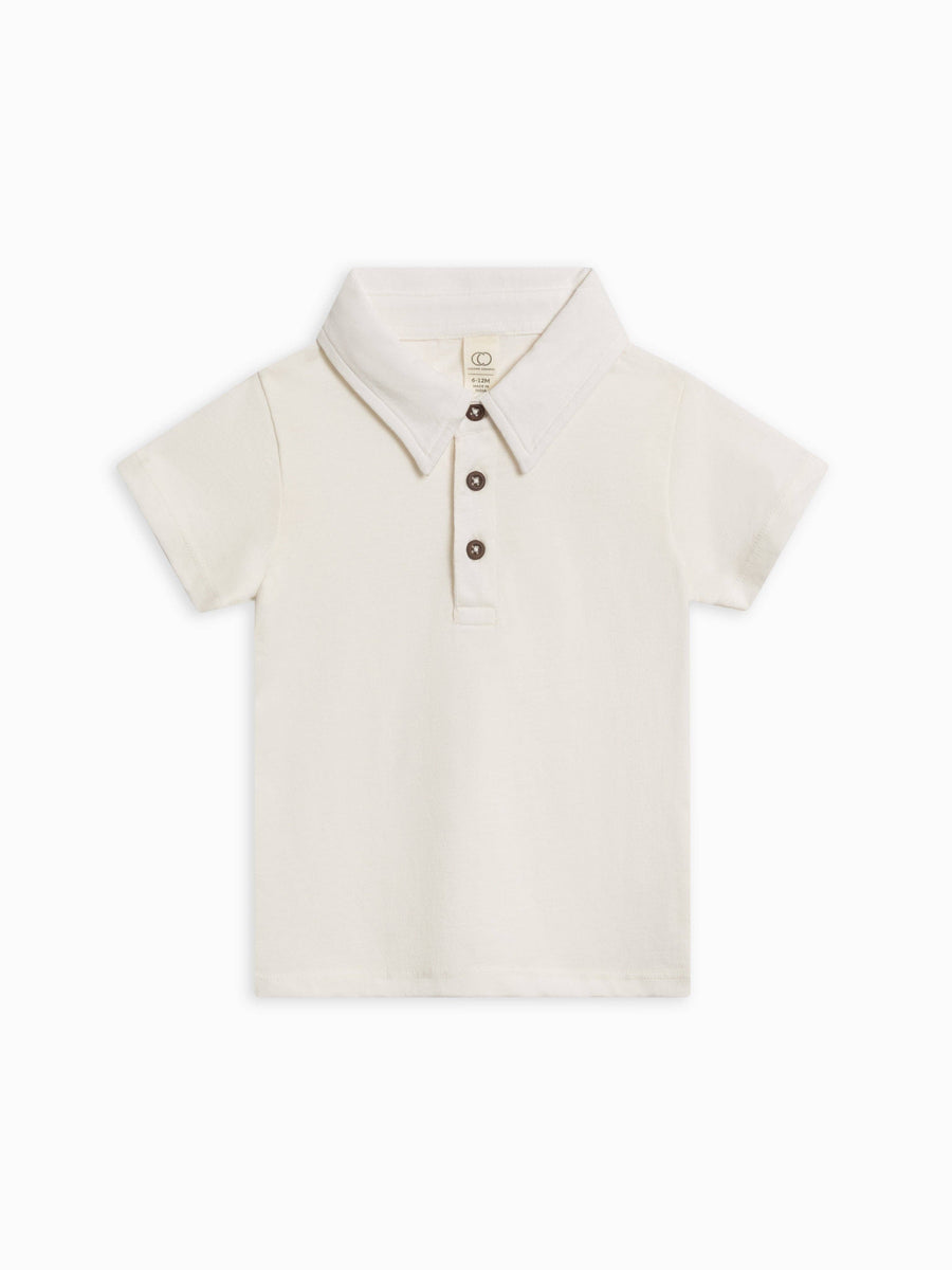 Ben Short Sleeve Polo - Coconut