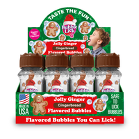 BubbleLick Jolly Ginger Bubbles, holiday, stocking stuffer