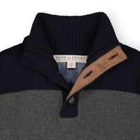 Contrast Sweater with Elbow Patches - Baby