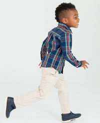 Baby Boy Khaki Stretch Chino Pants, view 5