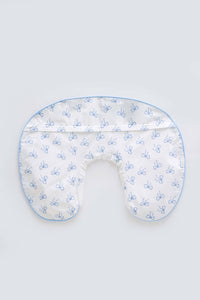 Nursing Pillow Case - Ribbon / Blue