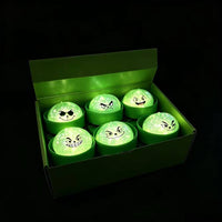 Glow-in-the-Dark Green Holiday Grinch Dumpling Squishy Toy