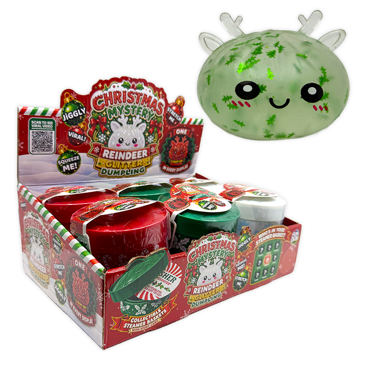 Fun Doh Christmas Mystery Reindeer Dumpling Squishy Toy