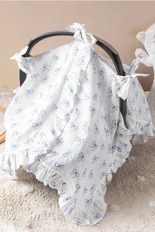 Stroller Cover - Ribbon / Blue