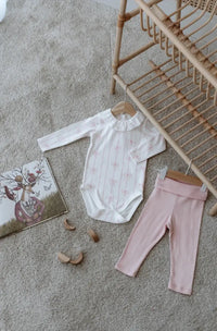 Bodysuit & Pants Set - Pink Ribbon Collection (2-Piece)