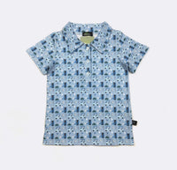 Golf Blues Boy Collar Shirt