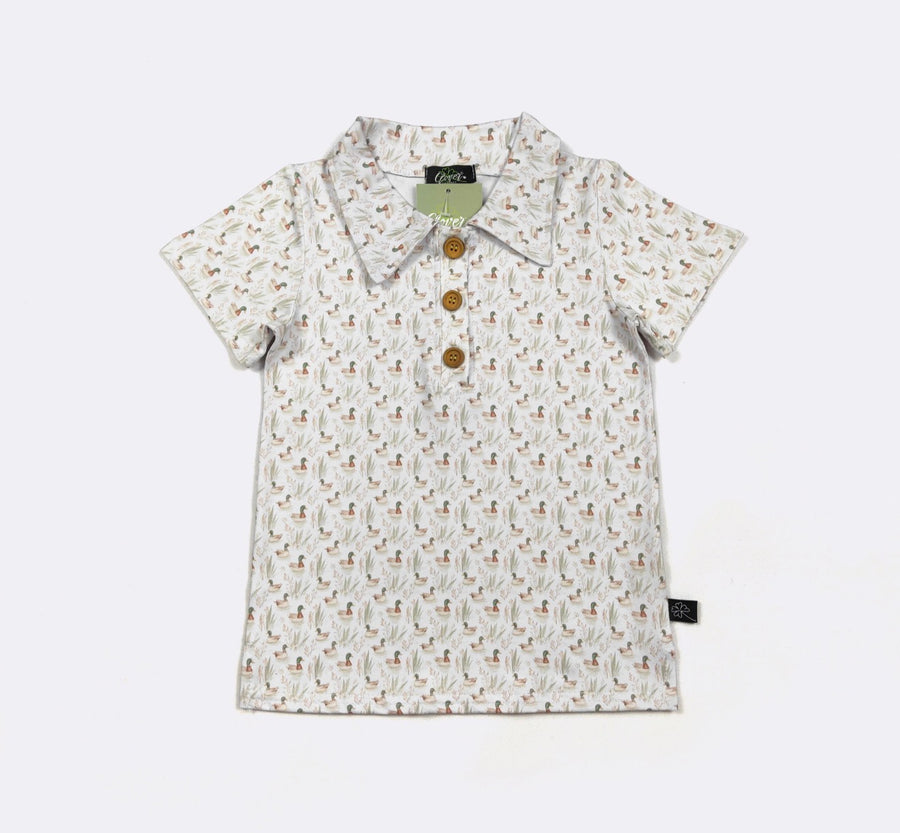 Mallard Pond Boy Collar Shirt