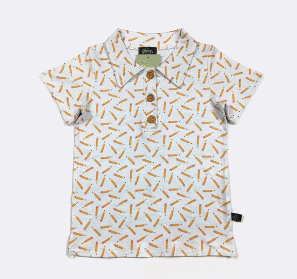 Pencil Boy Collar Shirt